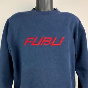 Vintage FUBU Crewneck Pullover Sweatshirt | Large